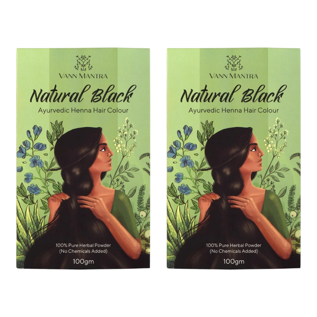 Natural Henna Black (Pack of 2)